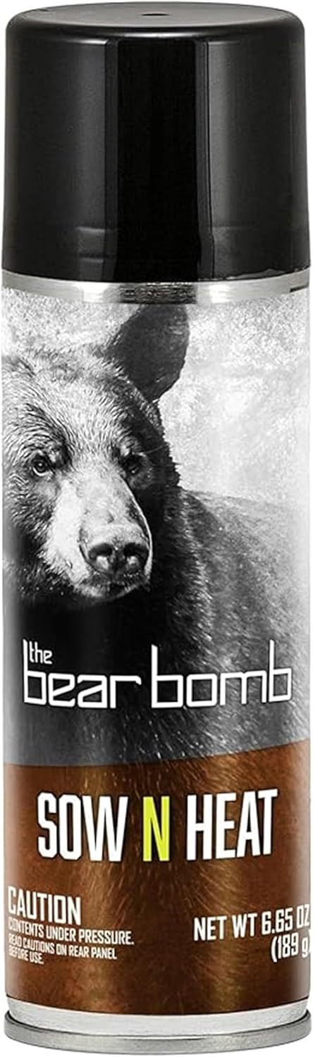 Hunters Specialties Bear Bomb Sow ‘N Heat Aerosol Spray | Hunting Bear Lure Attractant Scent 6.65 Oz Spray Can