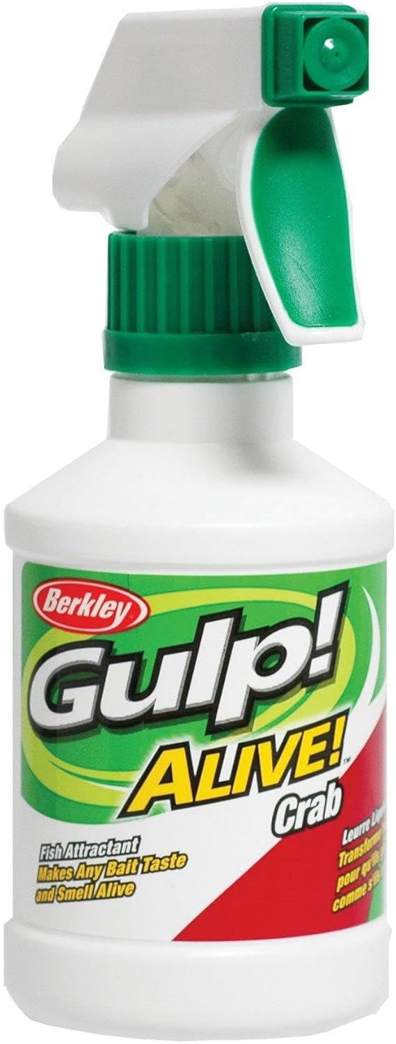 Berkley Gulp! Alive! Fish Attractant Spray Gulp!® with Nightcrawler, Easy-to-Use Trigger Spray Bottle, Extreme Scent Dispersion, Works Great with Soft Bait, Hard Bait, and Live Bait