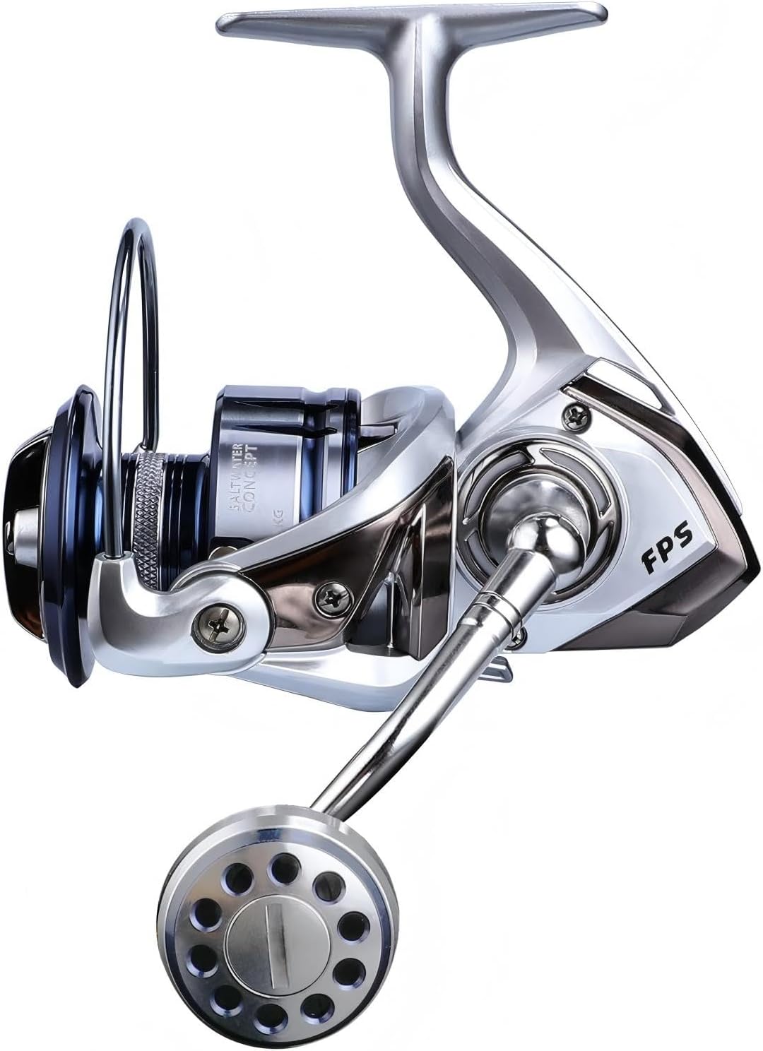Saltwater Spinning Reel,13+1BB Ultra Smooth Saltwater Fishing Reels,Powerful Carbon Drag,CNC Aluminum Spool & Handle